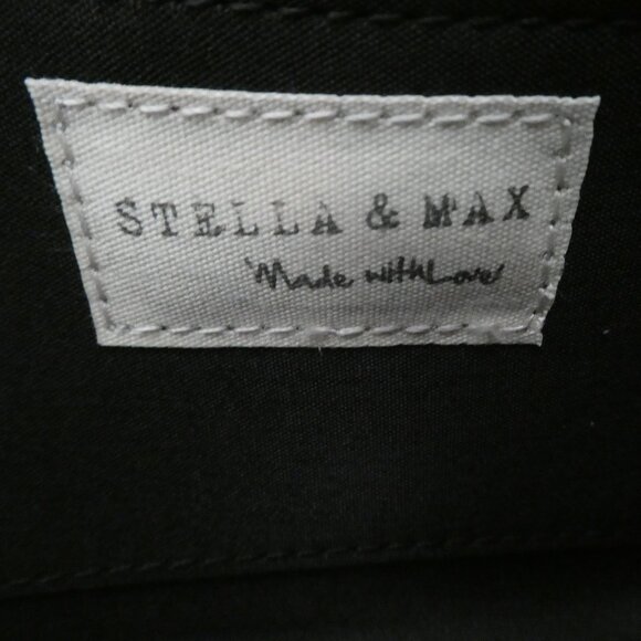 Stella and Max Black Leather Crossbody Purse - Picture 7 of 8